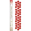 Konfettikanon med rosenblade tekstil rød / 60 cm