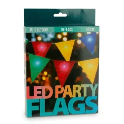 Koop Flag med Lys og 16 Klemmer