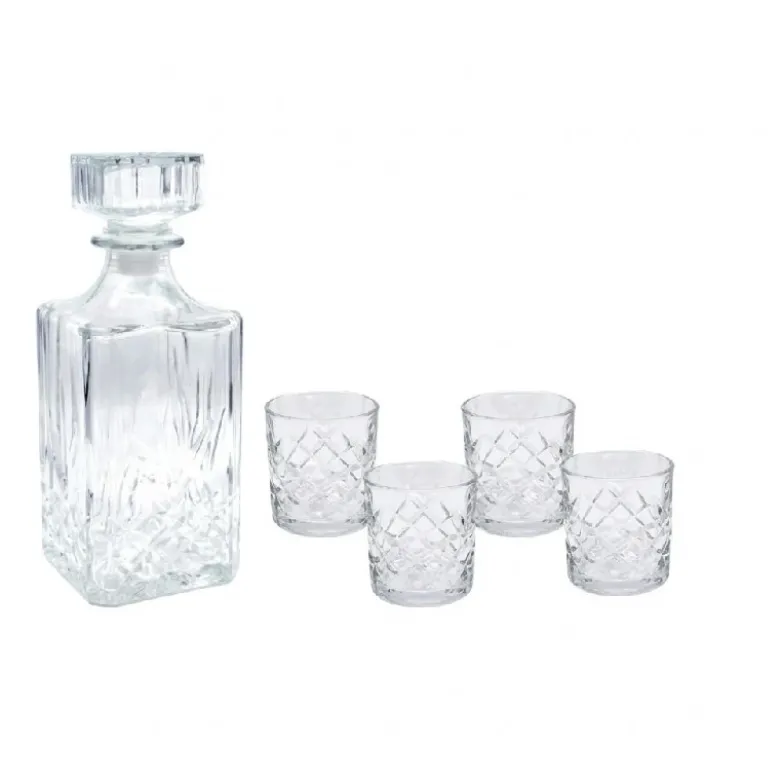 Koop Karaffel med 4 Krystal Glas Gaveæske