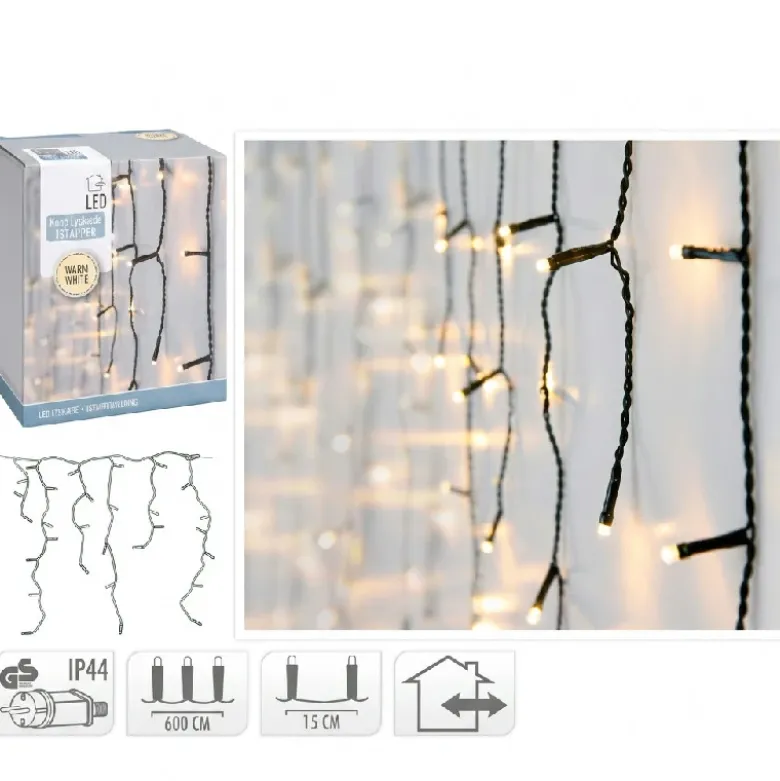 Koop Lyskæde Istapper 360 LED 12 Meter
