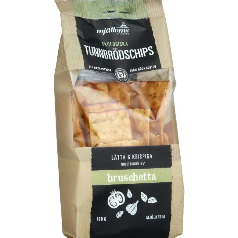 Øko Tyndbrødschips Bruschetta 100g