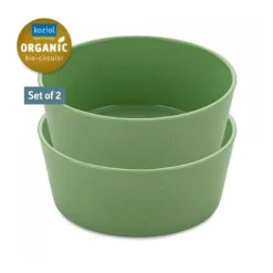 Koziol Connect Bowl 890ml (2 stk.) - Leaf Green