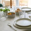 Koziol Connect Plate Ø25,5cm (4 stk.) - Leaf Green