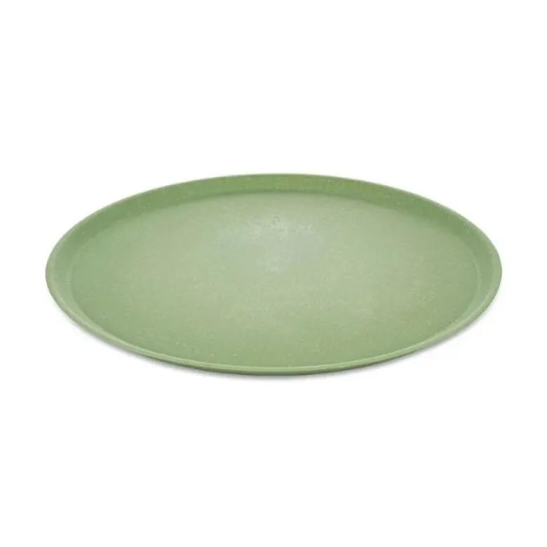 Koziol Connect Plate Ø25,5cm (4 stk.) - Leaf Green