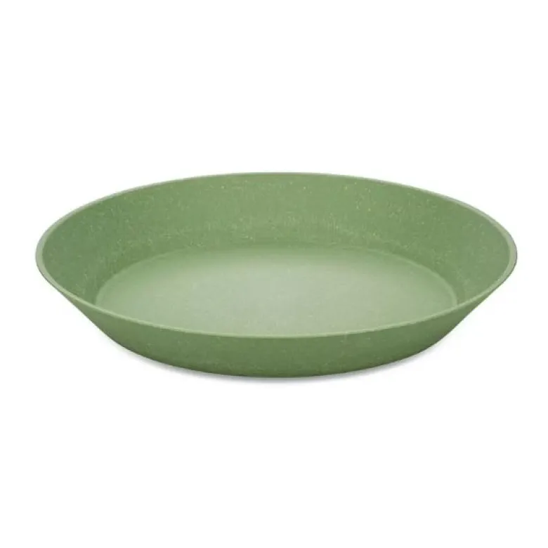 Koziol Connect Plate Ø24cm (4 stk.) - Leaf Green