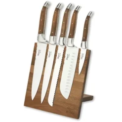 Laguiole By Hâws Chef Kniv Sæt m. blok Oliven