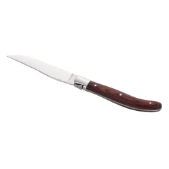 Laguiole Heritage Blanke Steakknive i Pakka Træ - 6 stk.