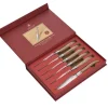 Laguiole Heritage knive hvid egetræ 6 stk.