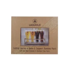 Laguiole 4 ølglas sæt