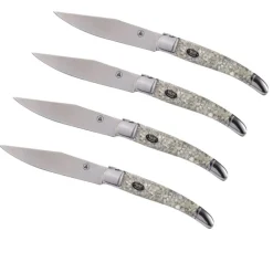 Laguiole perlemors steakknive 4 stk