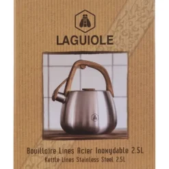 Laguiole Te kedel med træfarvet håndtag