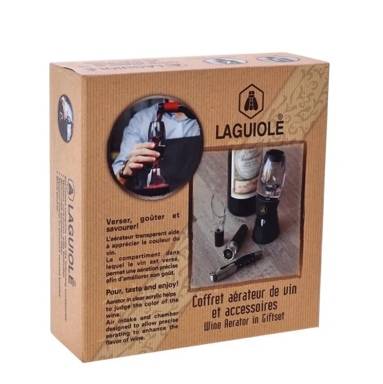 Laguiole VINE AERATOR gavesæt 4