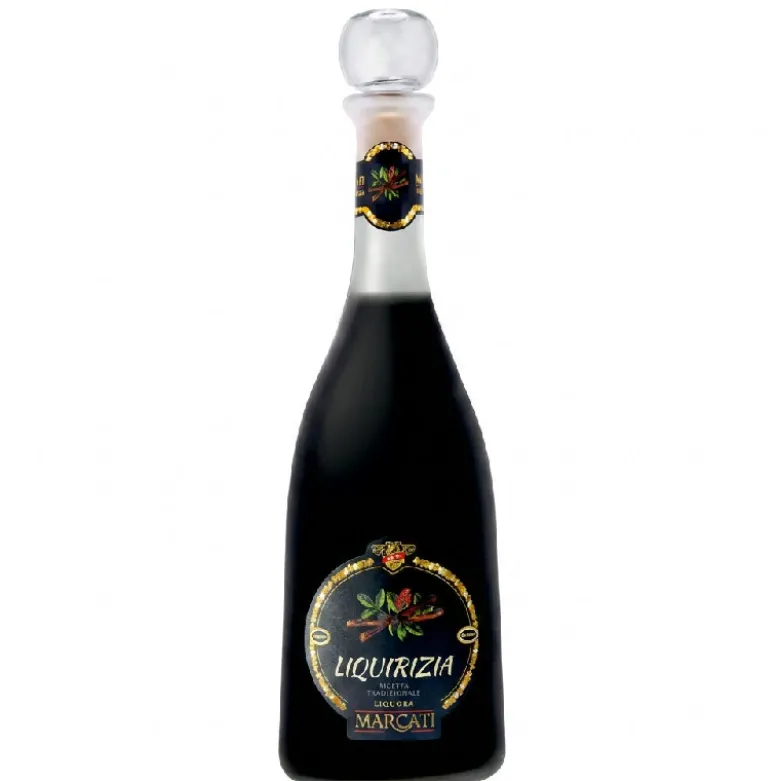 Lakridslikør Liquirizia 25 % 0,70 L – Marcarti
