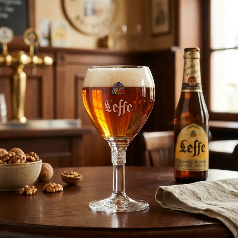 Leffe Ølglas 33cl i Gaveæske