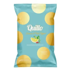 Lemon & Pink Peber Chips Quillo 45g