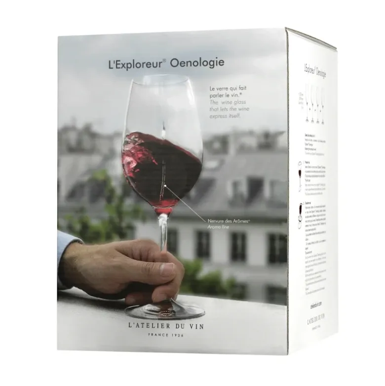 L'Exploreur Oenologie vinglas - 4 stk