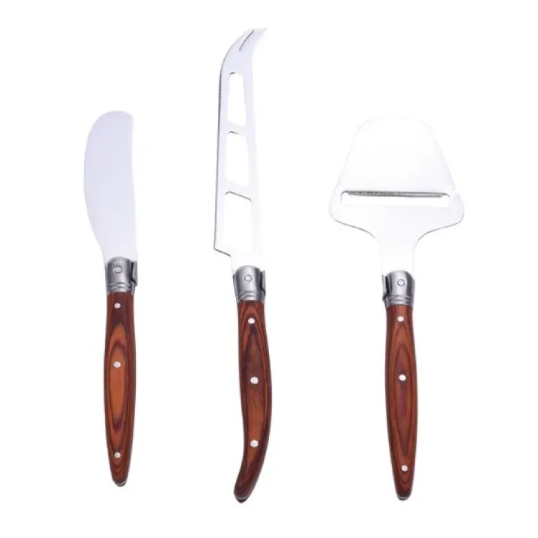LG Heritage Ostesæt 3 Knive Pakkawood