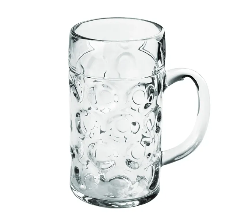 Ølglas med hank 0,5l - Poly