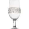 Ølglas med print 49cl