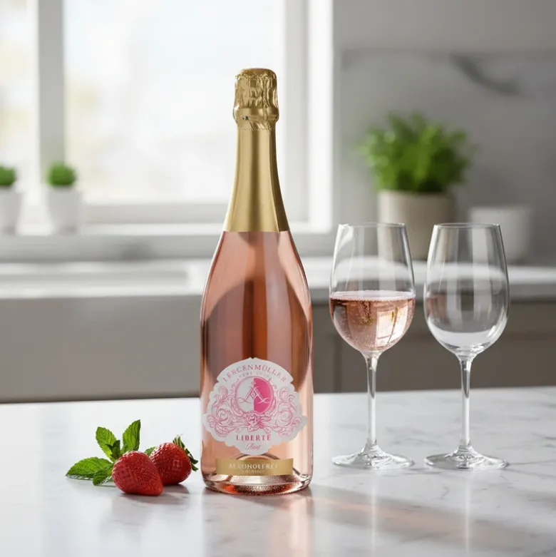 Liberté Rosé Sekt alkoholfri 0,75 L – Lergenmüller