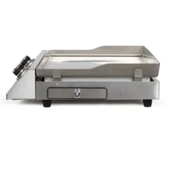 Livoo Plancha Grill Rustfrit Stål med 2 Termostater