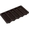 Lurch Hotdogbrød Bageform i Silikone 30x16 cm 5 stk