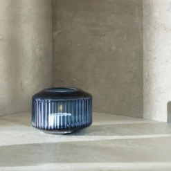 Lyseholder/Vase Rotunda Safir LSA 7,2x10x10cm