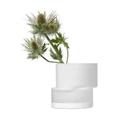Lyseholder/Vase Tier Kridhvid LSA 13,5x14x14cm