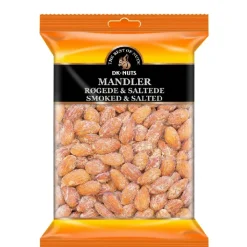 Mandler Luksus (Røgede & Saltede) 0,25 kg