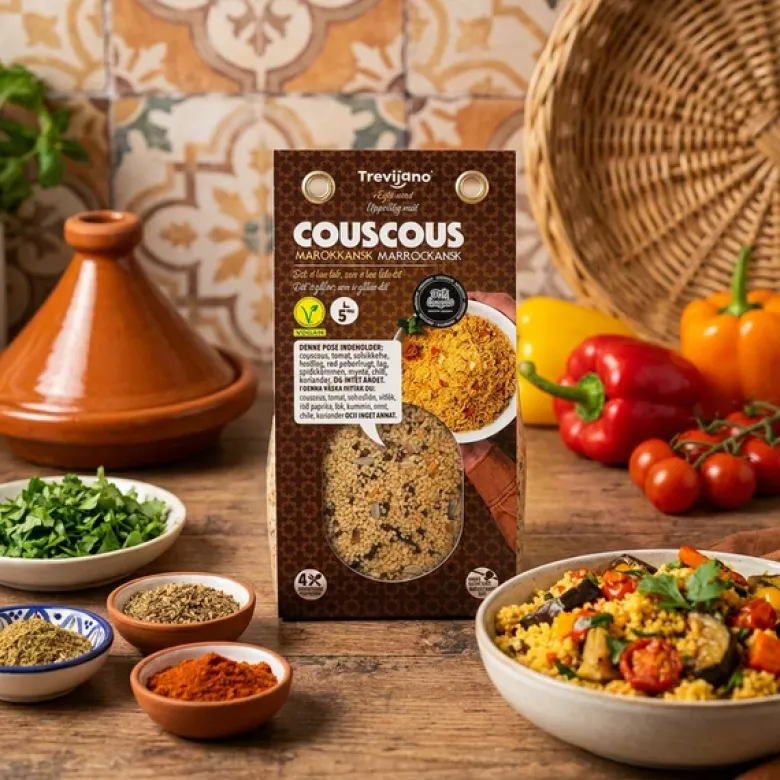 Marrokansk Cous Cous Grøntsager Pose 300g