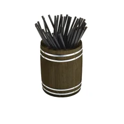 Miniature Wooden Barrel 11,5 cm i diameter x 13,5 cm