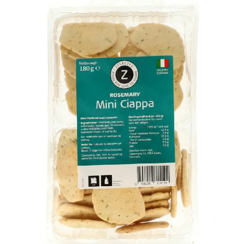 Mini Ciappa m. Rosmarin 180g Zelected