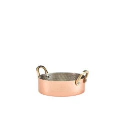 Mini Hammered Copper Pläteret gryderet 12 x 3,5 cm