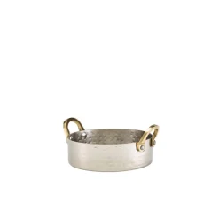 Mini Hammered Stainless Stålgryde 12 x 3,5 cm