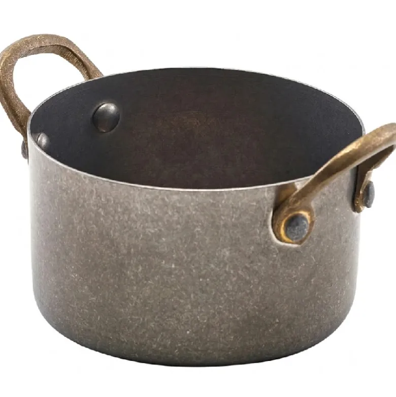 Mini Kasserolle Vintage Stål 9 x 5.25cm 34cl