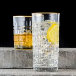 Mixer glas sæt/2 Regency Gold Ravenhead® 32 cl - Ø8x 9cm