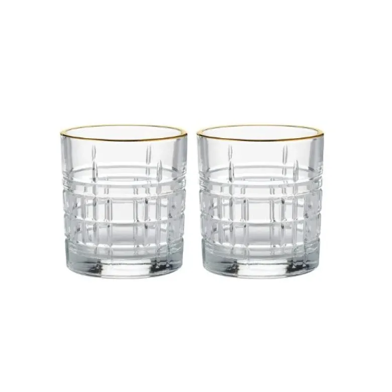 Mixer glas sæt/2 Regency Gold Ravenhead® 32 cl - Ø8x 9cm