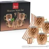 Moscow mule diamant set m. sugerør 450 ml - kobber