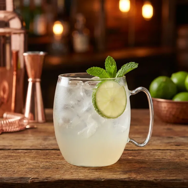Moscow Mule Glas Borosilikatglas Transparent