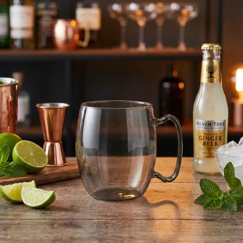 Moscow Mule Glas Sort 45cl