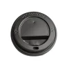 Multiline Drikkelåg i Plast til Kaffebæger Sort