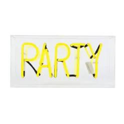 Neon Party Bar LED skilt Gul