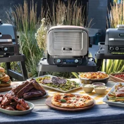 Ninja Woodfire OO101EU UdendørsElektrisk grill og røgeovn 2400W