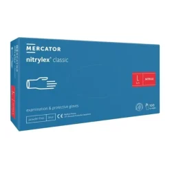 Nitrilhandske, Blå, L, Nitril, Pudderfri, 100 stk.