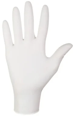Nitrilhandske, Hvid, M, Nitril, Pudderfri, 100 stk.