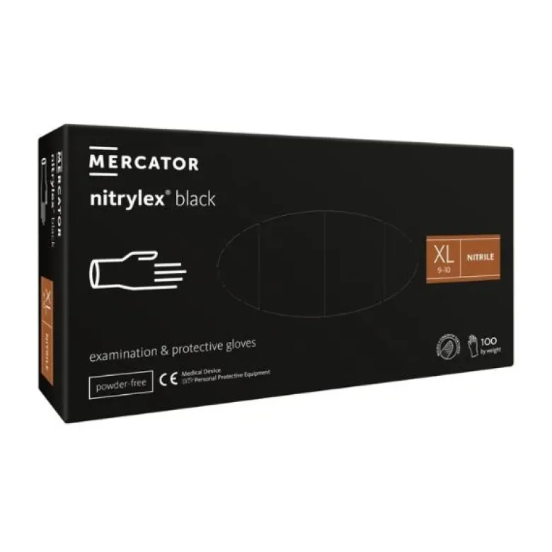 Nitrilhandske, Protect, XL, Nitril, Pudderfri, 100 stk.