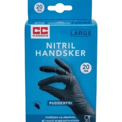 Nitrilhandsker | Large | 20 stk. | CC Hansen