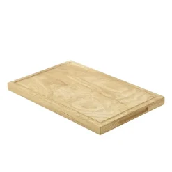 Oak Wood Serving Plade 34 x 22 x 2 cm
