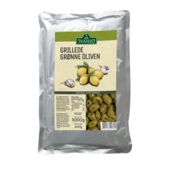 Oliven Grøn Grillet PS 1 KG