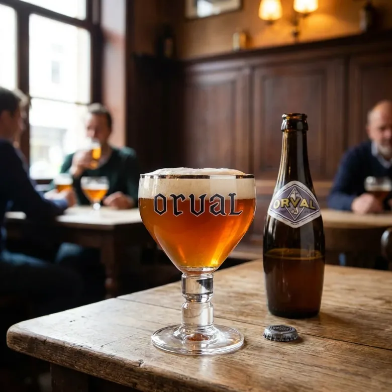 Orval Ølglas 33cl i Gaveæske